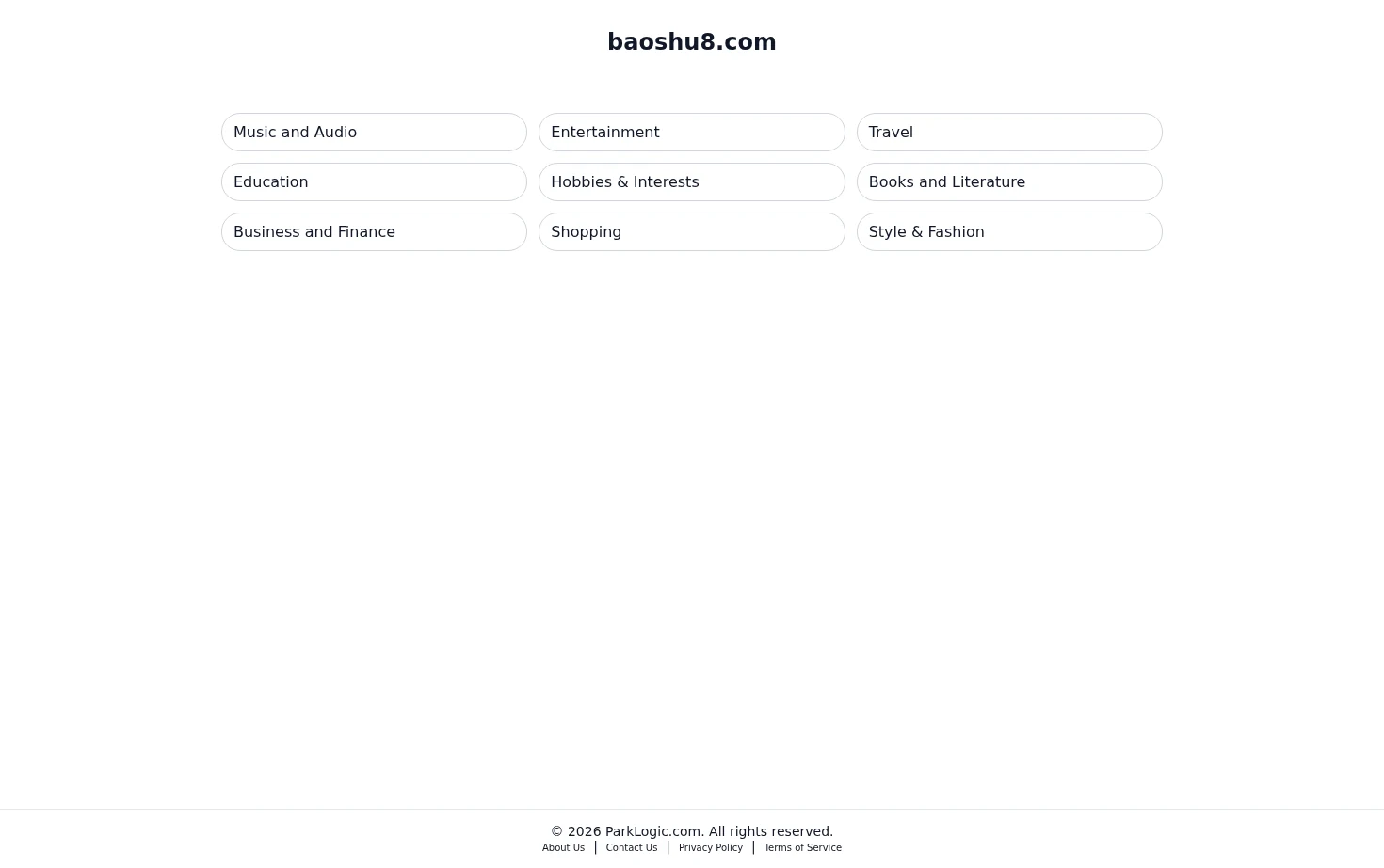 baoshu8.com 页面快照